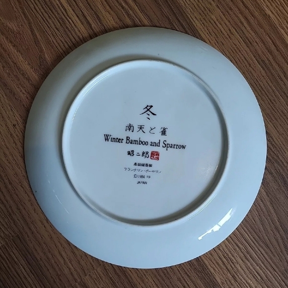 Lot Of 4 Vintage 1984 Japan Display Plates All In Near Mint Condition - Picture 5 of 9